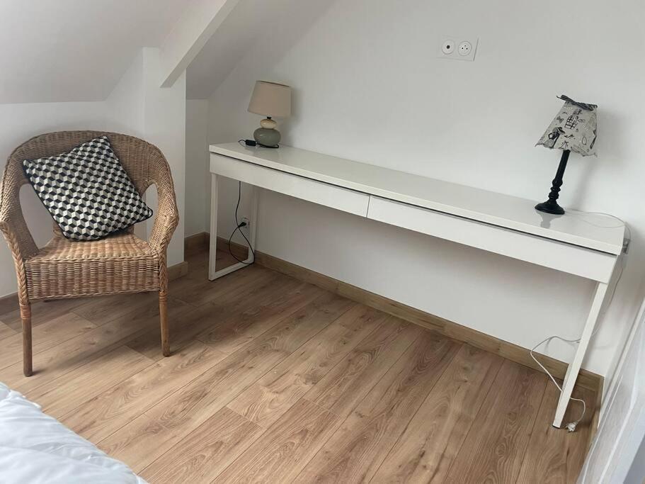 Maison Vue Mer Chez Aline Digosville المظهر الخارجي الصورة